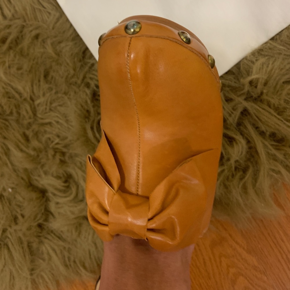 Authentic RED VALENTINO ITALIAN LEATHER STUDS CLOG - Picture 13 of 15